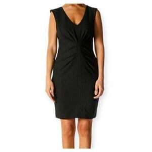 EXPRESS Black Solid Cocktail Sheath Dress SZ.12 EUC.
